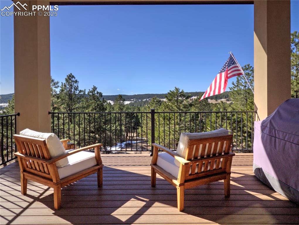 18864 Smokey Pine Road Peyton, CO 80831 - Photo 35 of 42 Deck off Living Room