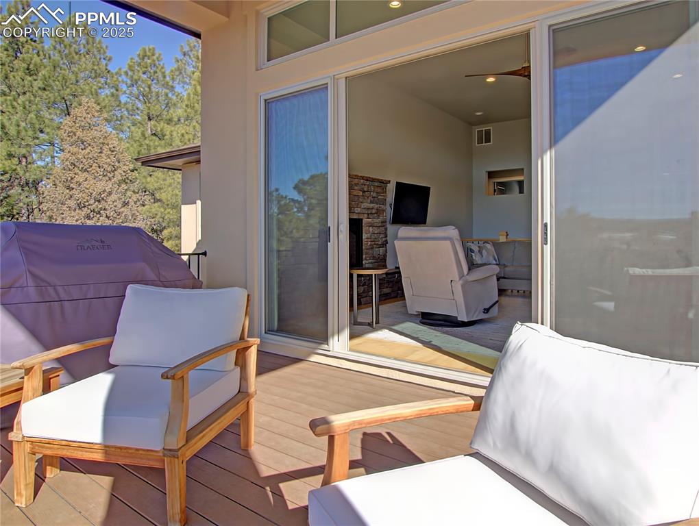 18864 Smokey Pine Road Peyton, CO 80831 - Photo 36 of 42 Deck off Living Room