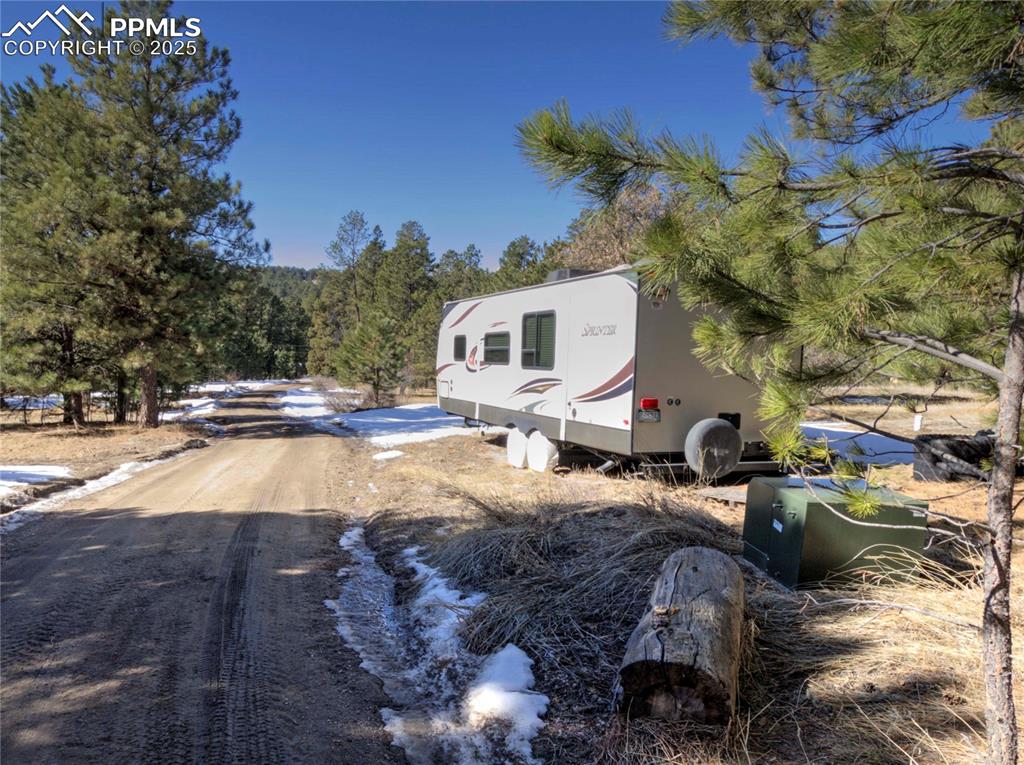 18864 Smokey Pine Road Peyton, CO 80831 - Photo 41 of 42 Flat areas along drive for RV/Trailer Parking or future barn or Workshop