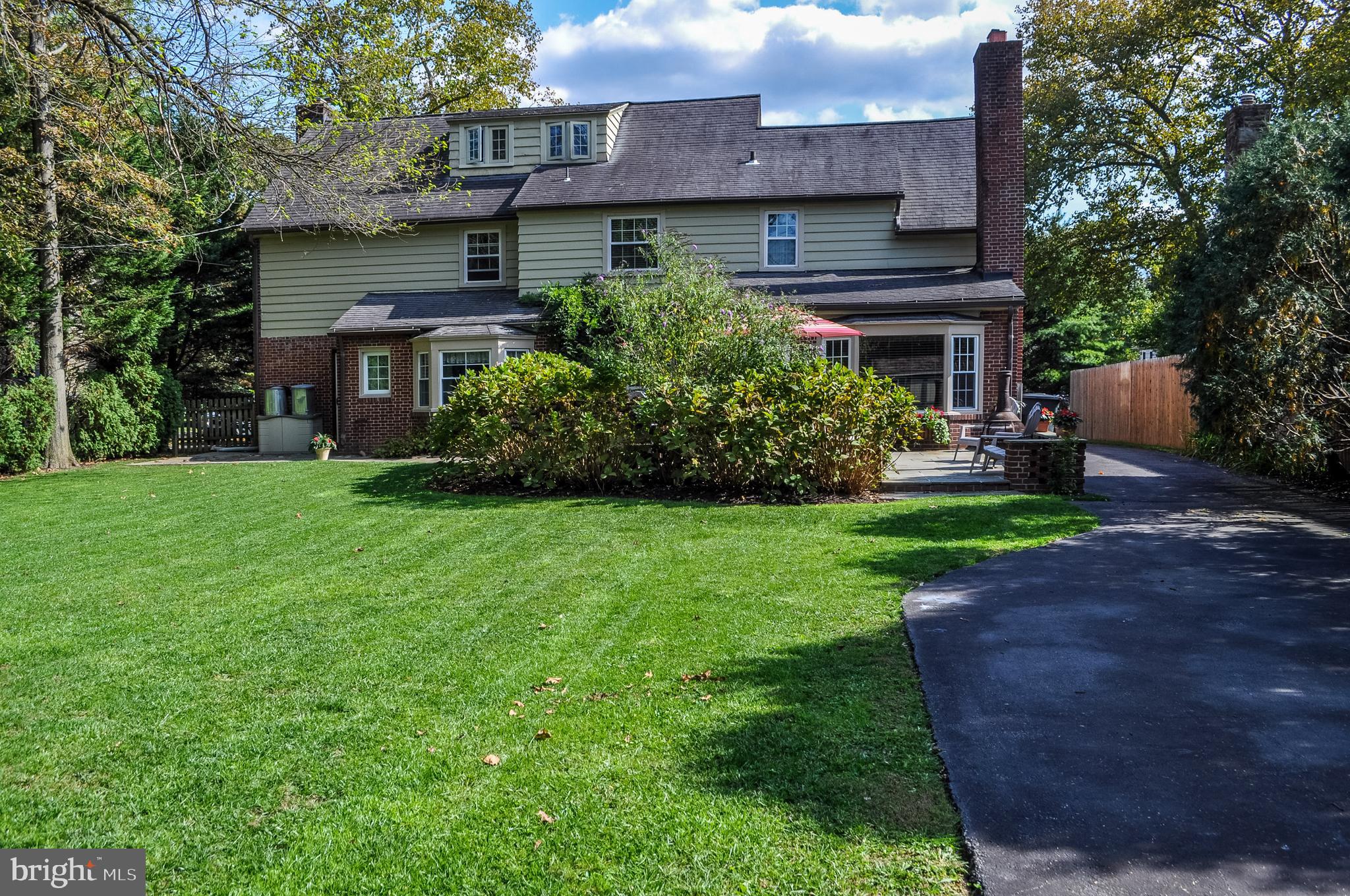 1409 Medford Road Wynnewood, PA 19096 - Photo 40 of 41 Flat rear yard - great for a swing set or sports