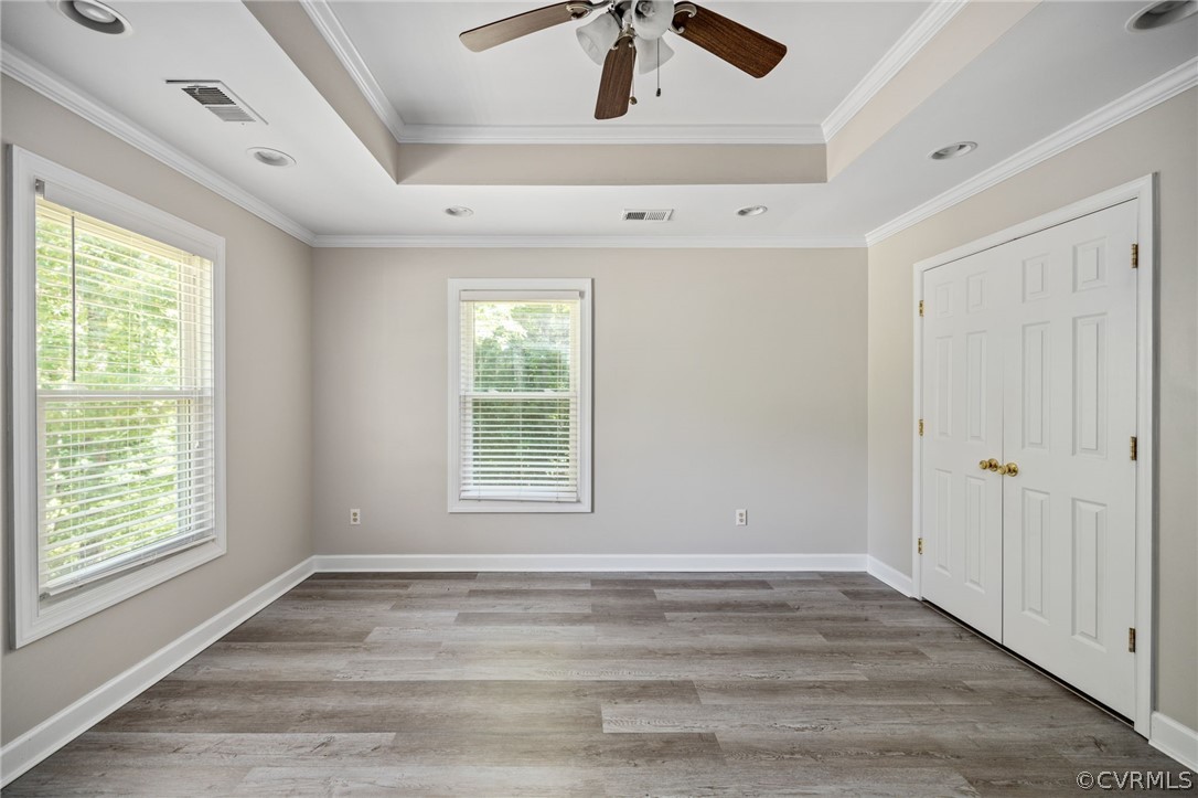 1305 Eastham Road Bumpass, VA 23024 - Photo 26 of 49 Unfurnished room featuring ceiling fan, a tray cei