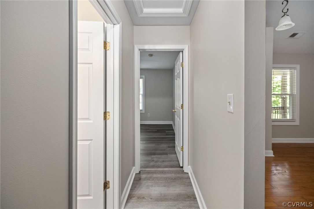1305 Eastham Road Bumpass, VA 23024 - Photo 30 of 49 Hallway with hardwood / wood-style floors