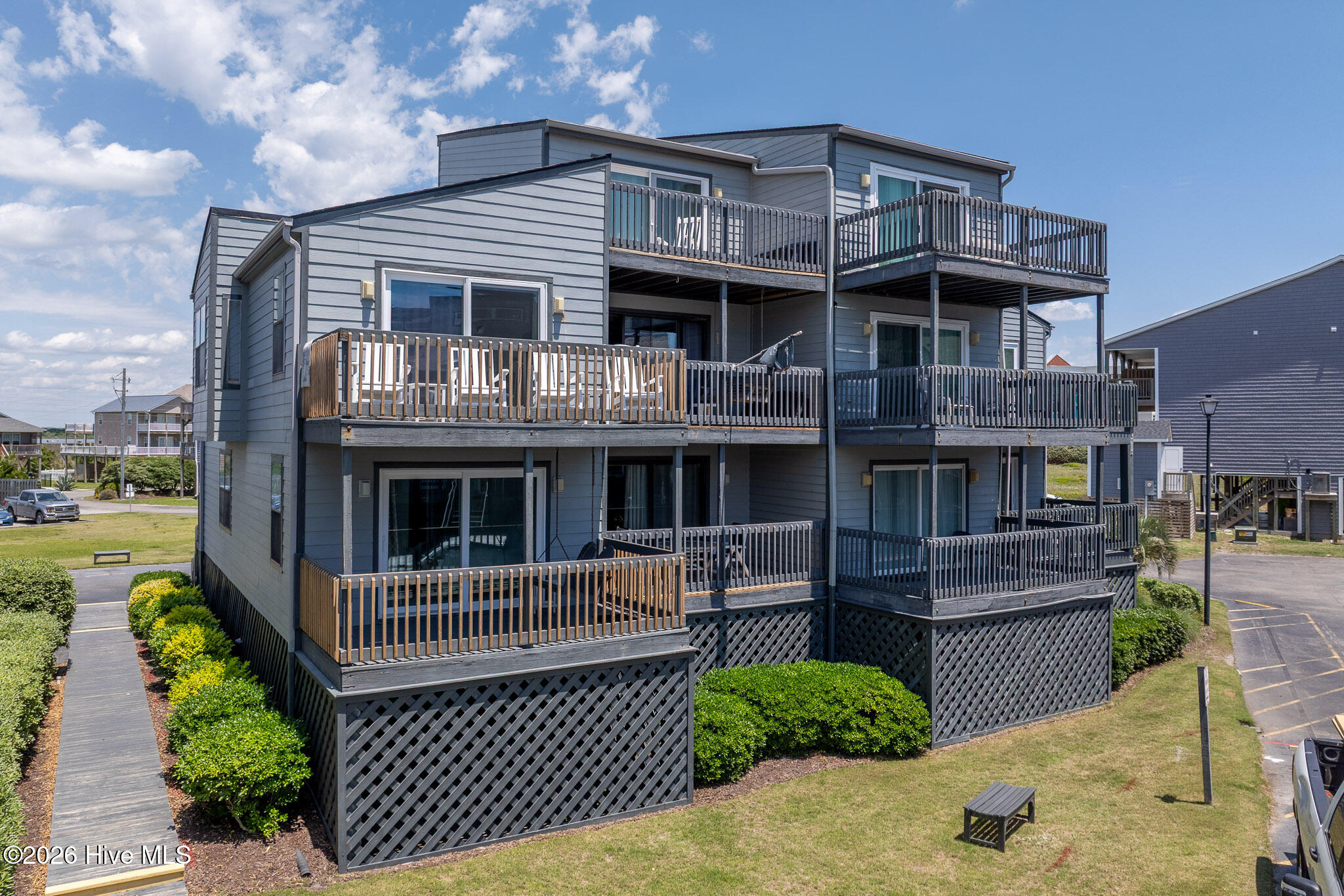1928 New River Inlet Road, Unit 212 North Topsail Beach, NC 28460 - Photo 1 of 56 212 Shipwatch - Aerial_Exterior - MLS_1