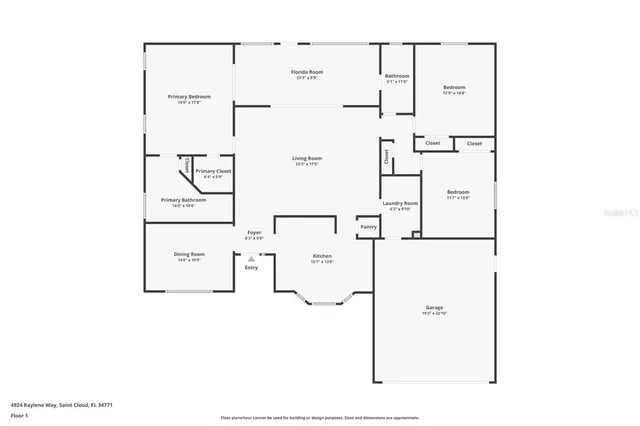 $2,600 | 4924 Raylene Way, St. Cloud, FL 34771