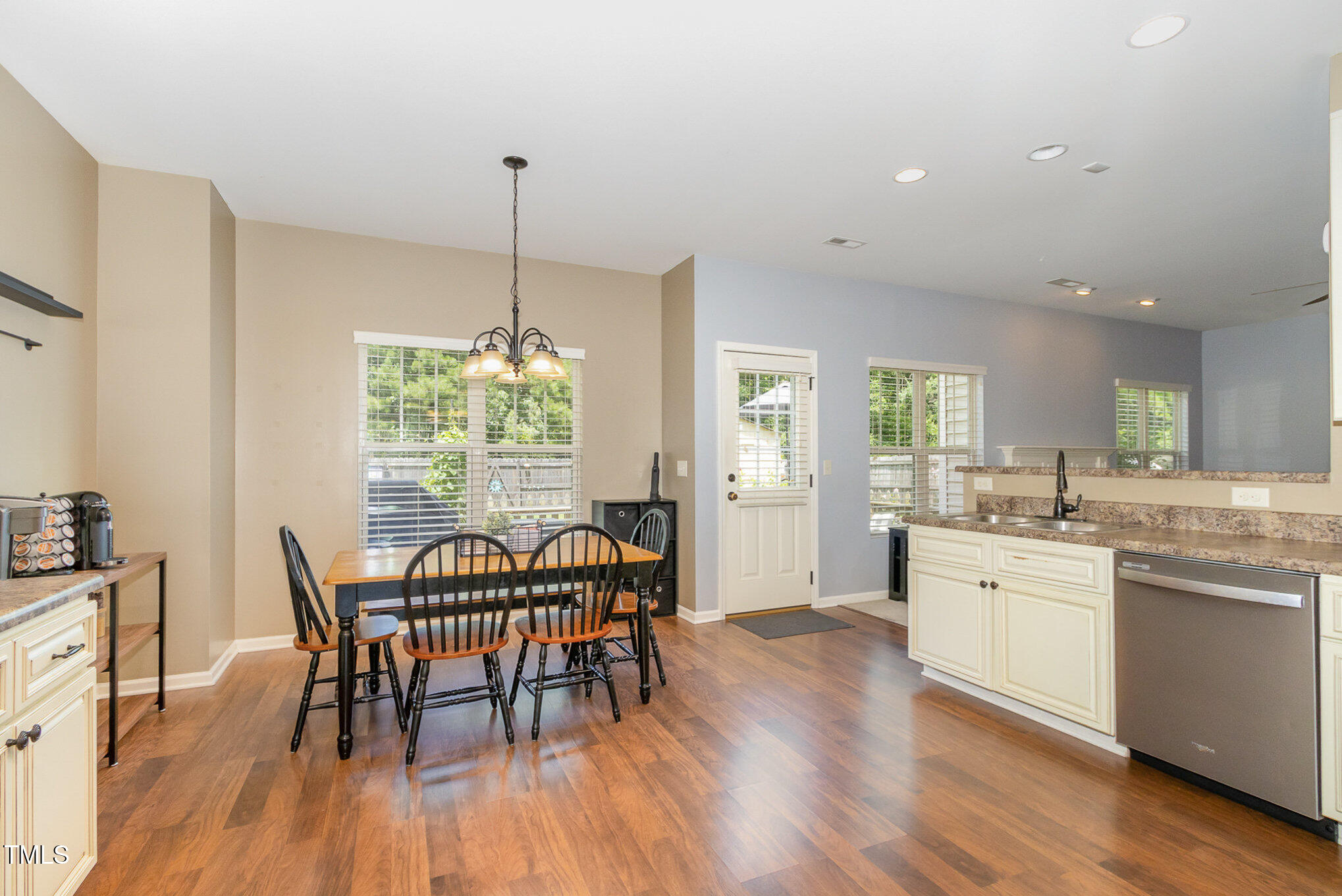 118 Truss Way Durham, NC 27704 - Photo 14 of 27 a dining room with furniture and wooden floor