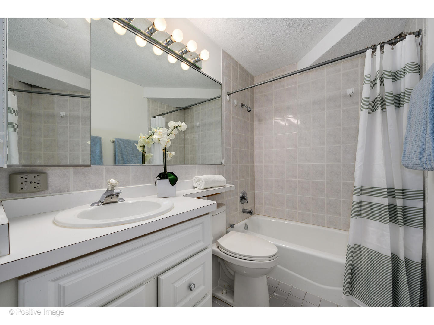 885 West Lill Avenue, Unit 3 Chicago, IL 60614 - Photo 16 of 23 a bathroom with a sink toilet a mirror and shower