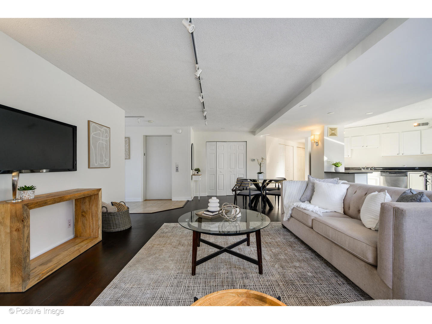 885 West Lill Avenue, Unit 3 Chicago, IL 60614 - Photo 9 of 23 a living room with furniture and a flat screen tv
