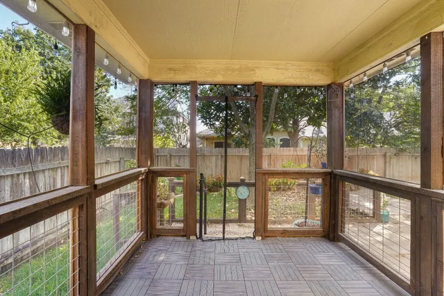 a view of a city from a balcony