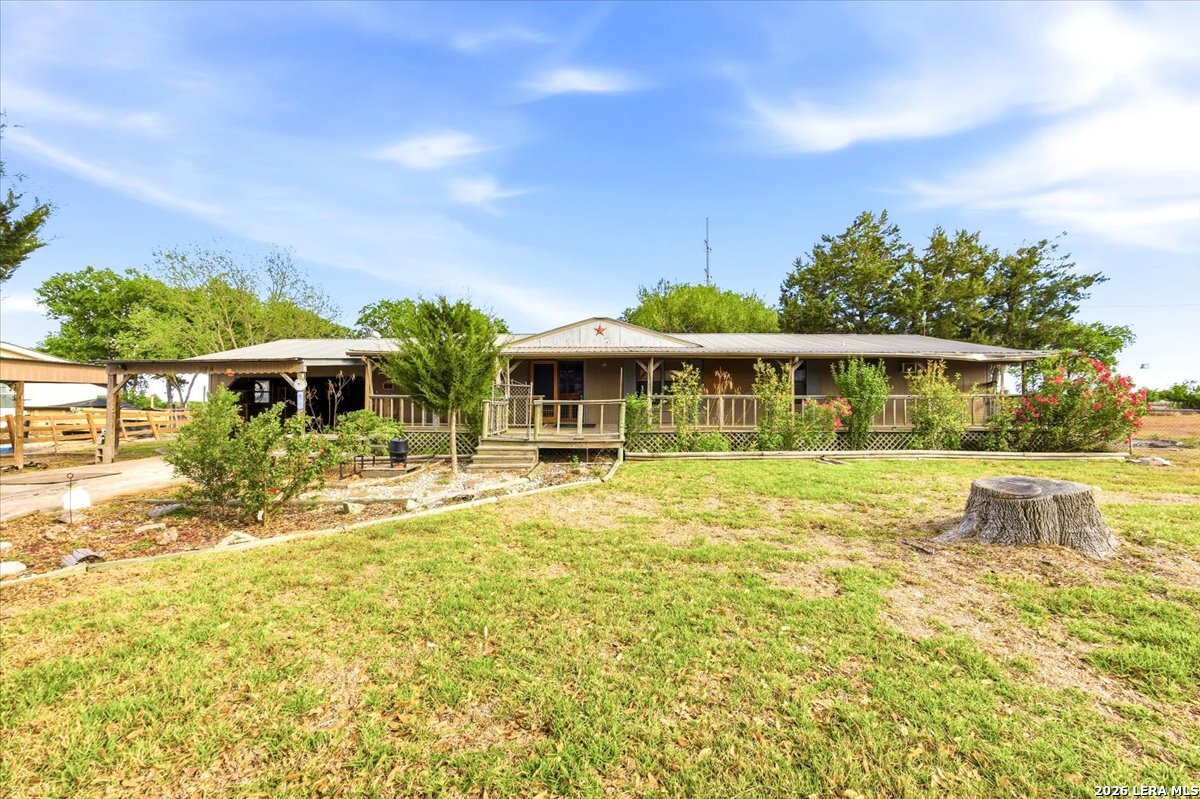 176 Golden Meadows Cibolo, TX 78108 - Photo 2 of 28 a front view of house with yard