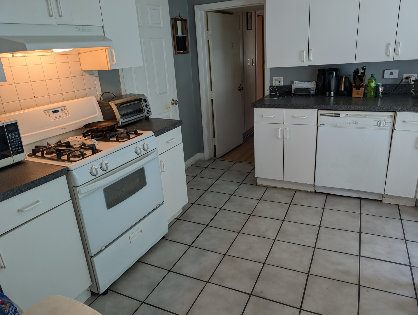3233 South Morgan Street Chicago, IL 60608 - Photo 6 of 14 a stove top oven sitting inside of a kitchen