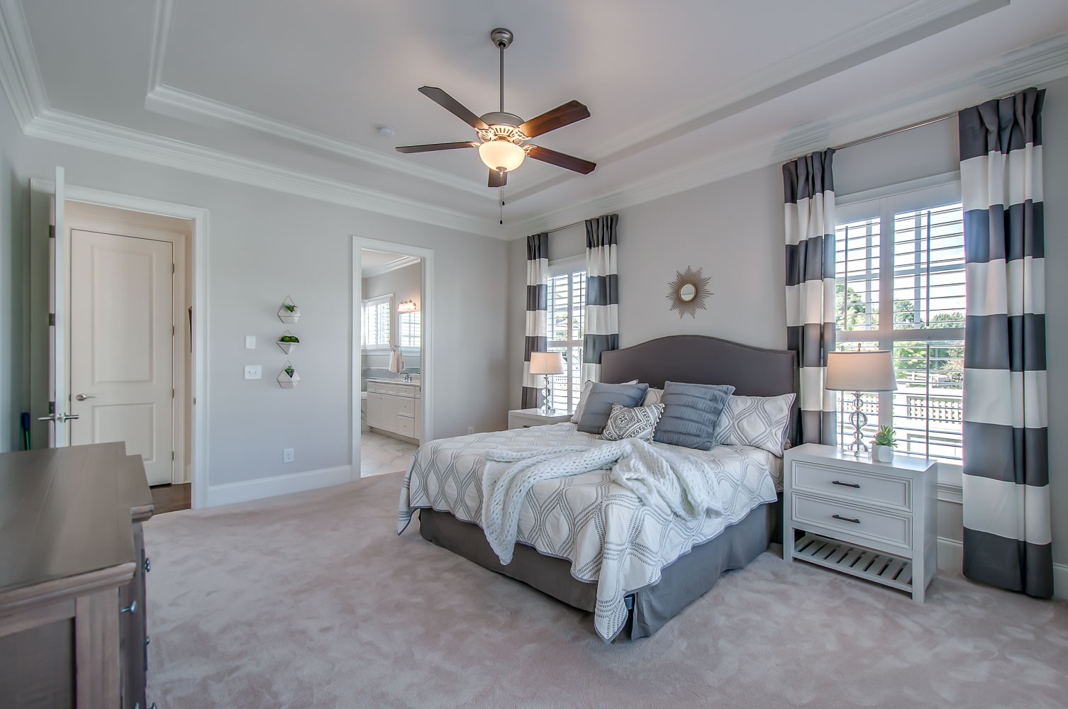 4030 General Martin Lane Franklin, TN 37064 - Photo 18 of 47 a bedroom with a bed and a chandelier