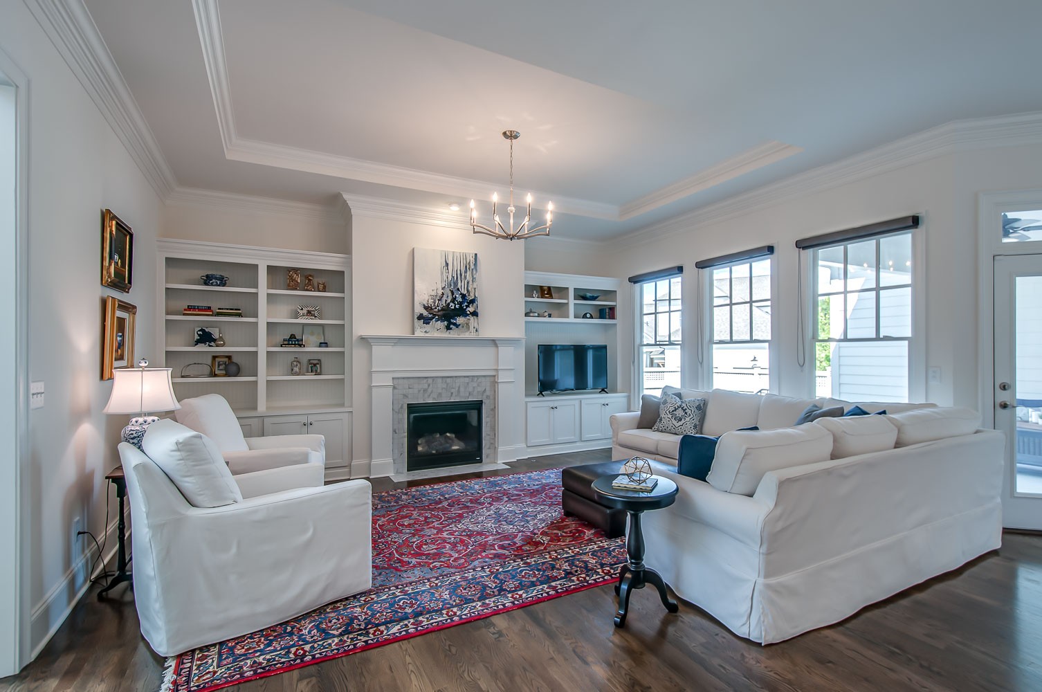 4030 General Martin Lane Franklin, TN 37064 - Photo 10 of 47 a living room with furniture and a fireplace