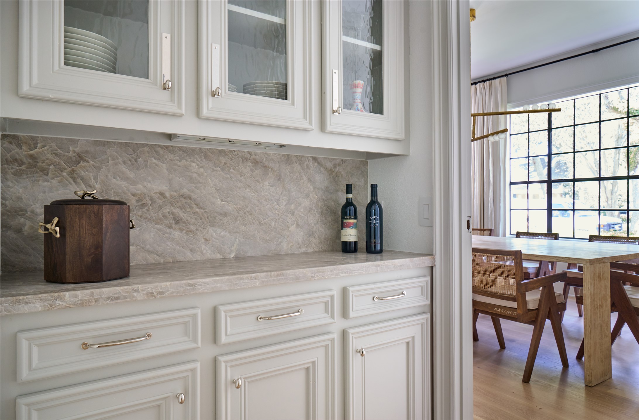 3020 Duke Street Houston, TX 77005 - Photo 7 of 23 Dry Bar between formal dining and kitchen area