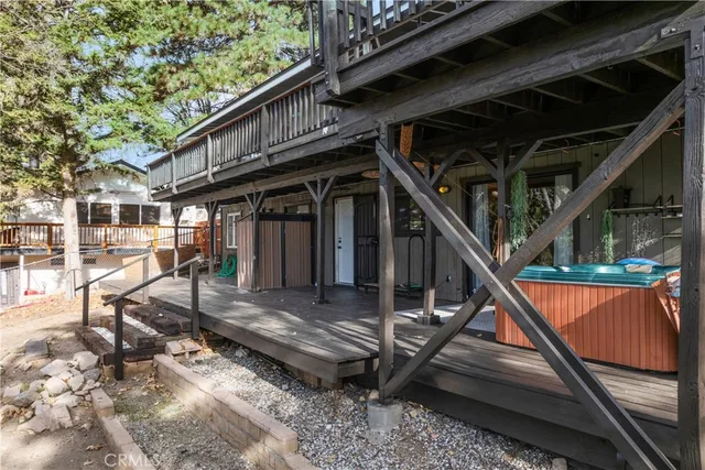a view of balcony of a house