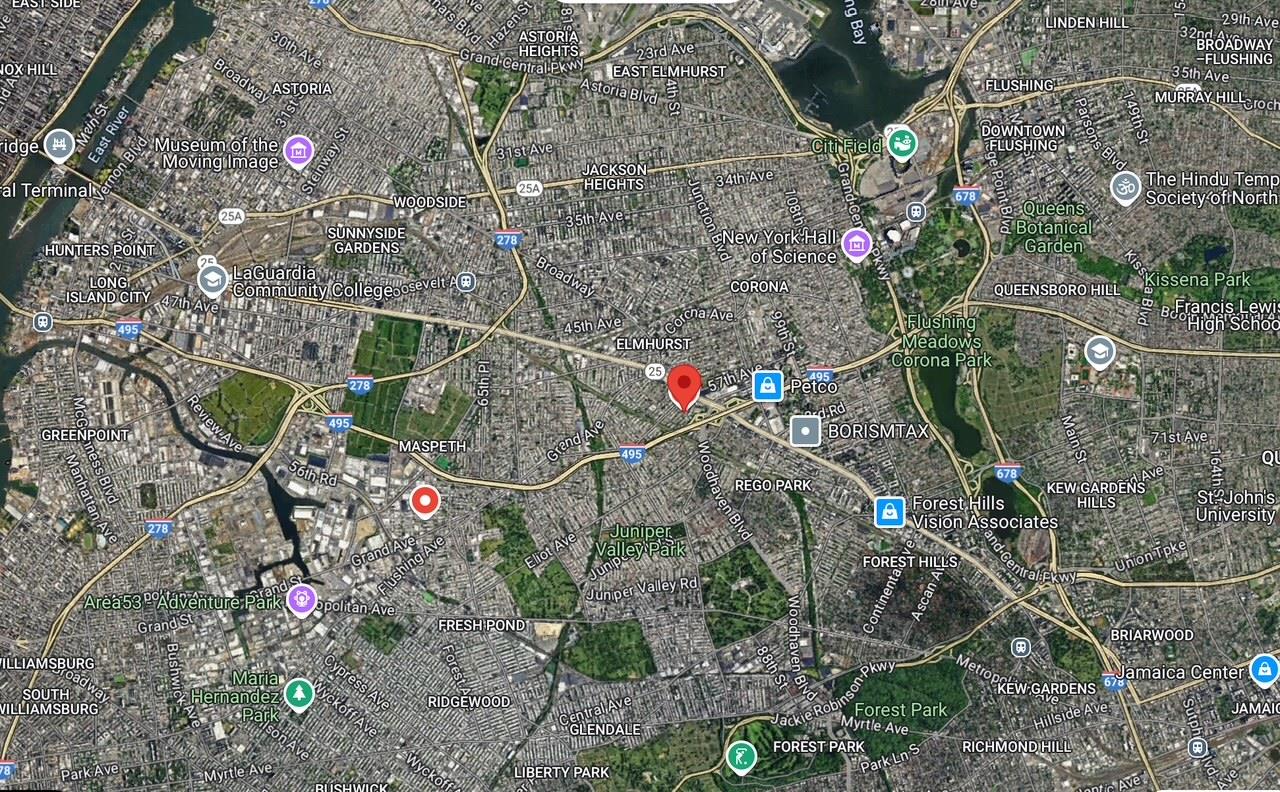 86-20 57th Road Queens, NY 11373 - Photo 17 of 21 Map