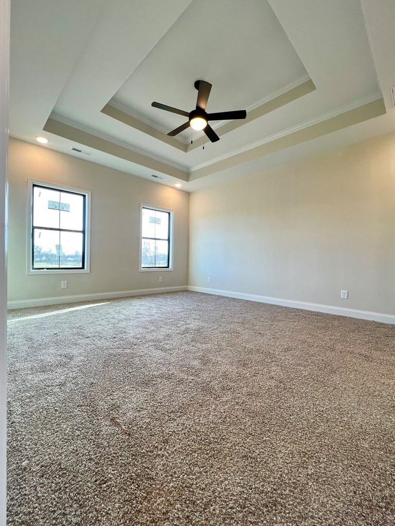 442 Old Major Road Hopkinsville, KY 42240 - Photo 13 of 29 en empty room with windows and ceiling fan
