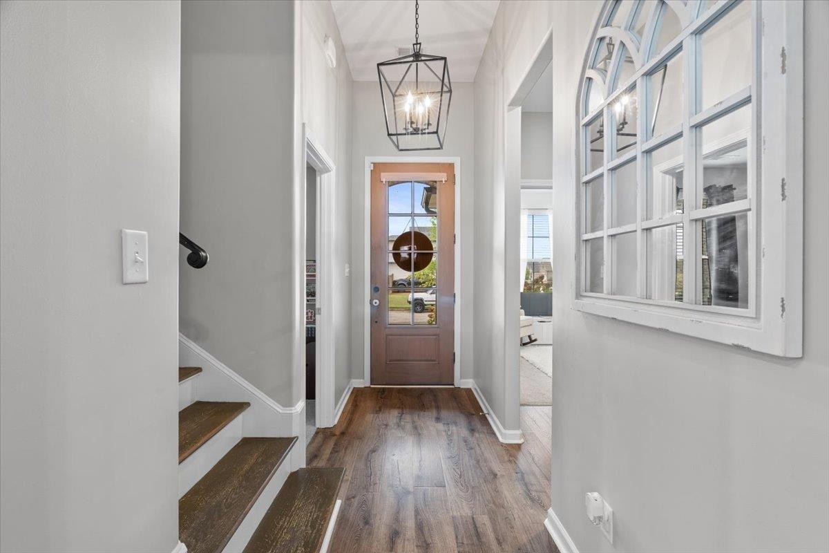 270 Whispering Ridge Drive Oakland, TN 38060 - Photo 3 of 27 a view of entryway with wooden floor