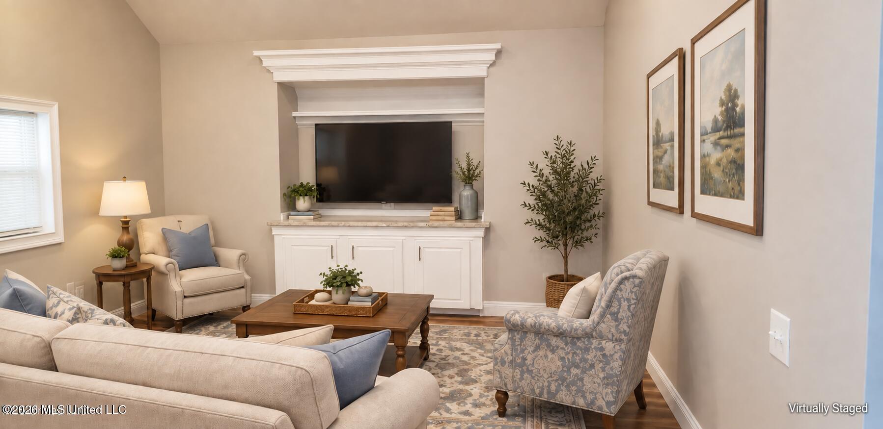 Virtually Enhanced Living room