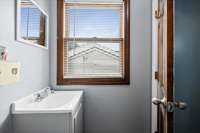 a bathroom with a sink and a toilet