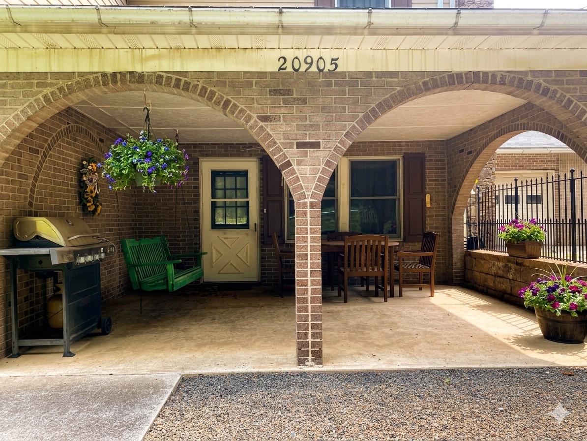 20905 Water Station Run Road Lonaconing, MD 21539 - Photo 63 of 64 Charming Patio with Custom Brick and Archways