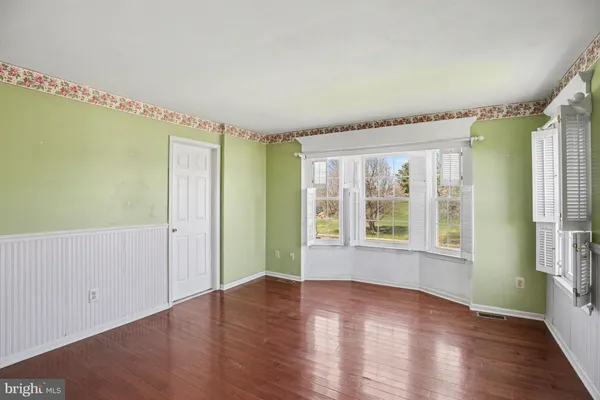 a view of a room with window