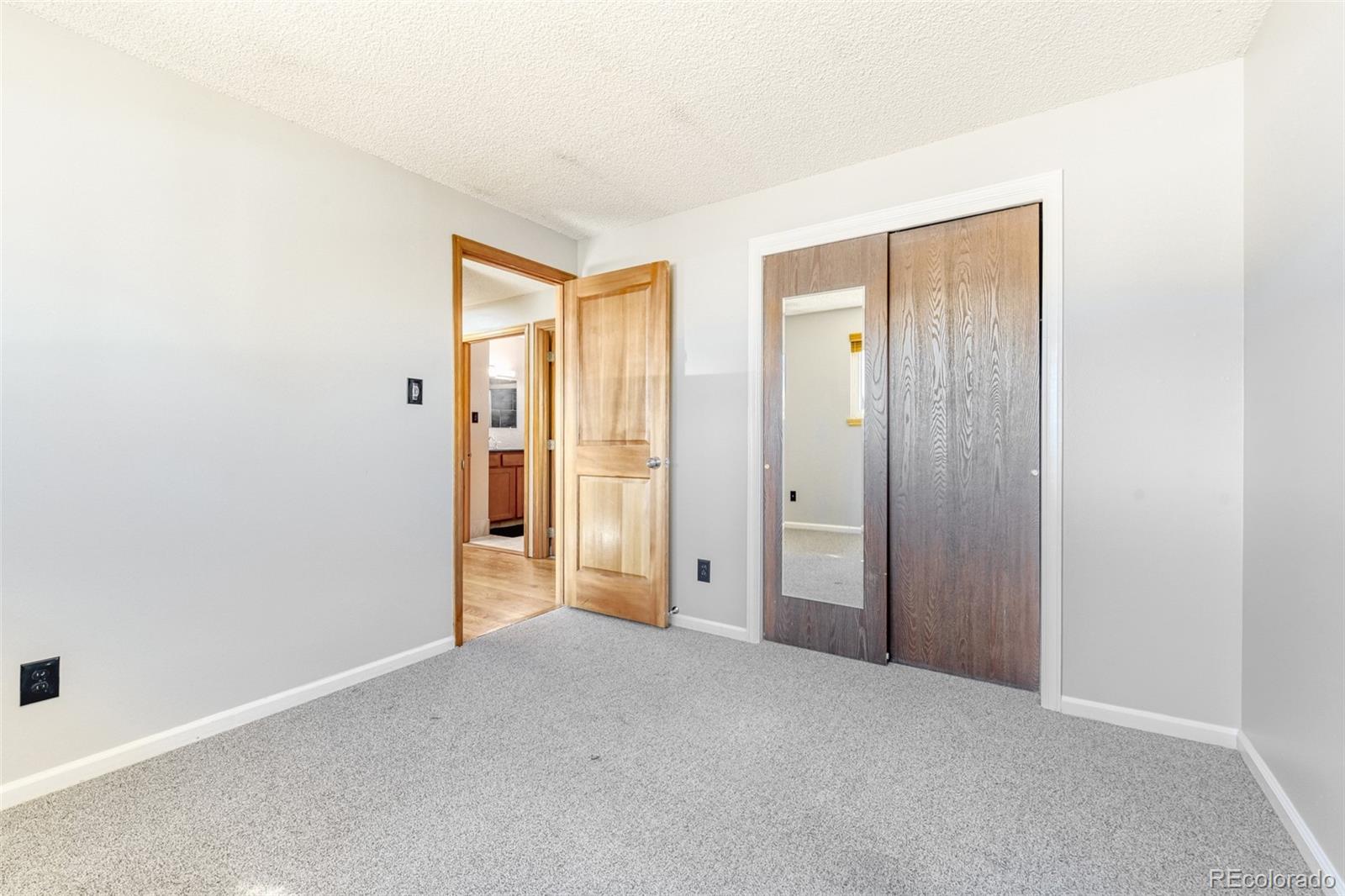 128 Olympus Circle Lone Tree, CO 80124 - Photo 25 of 35 an empty room with closet and wooden floor