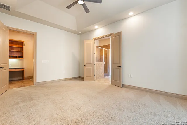 a view of an empty room