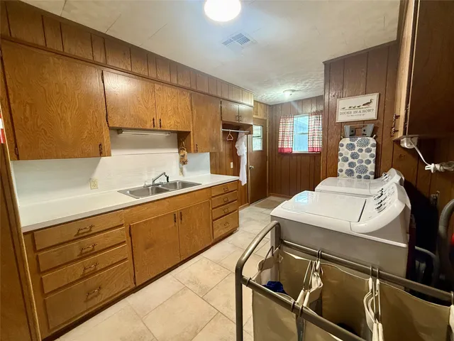 a room with storage and utility