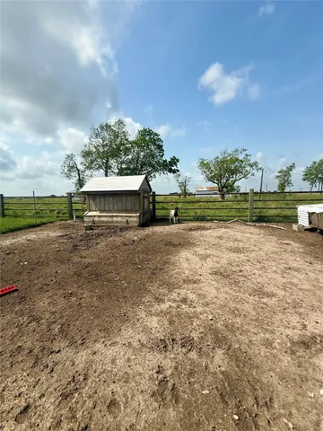a view of a volley ball court