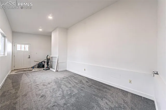 a view of an empty room