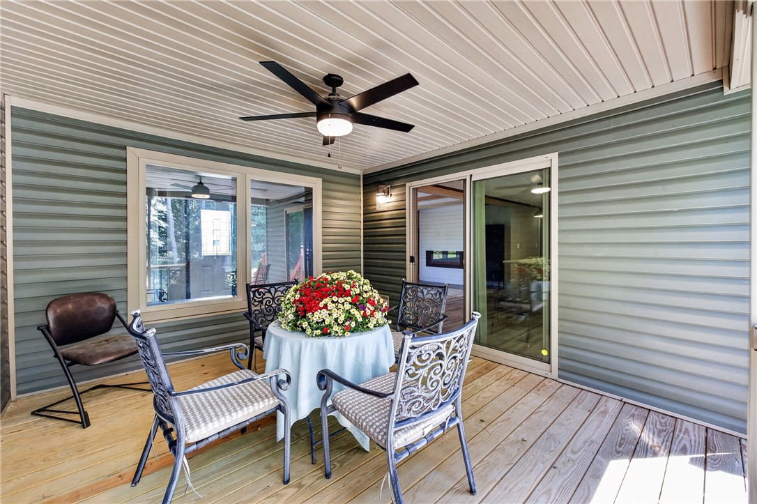 9286 Keuka Highland Road Wayne, NY 14840 - Photo 33 of 48 Covered Back Porch