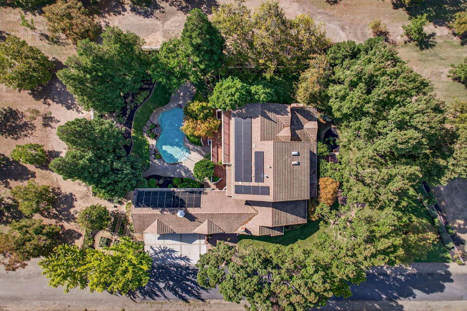 8970 South Butte Road Sutter, CA 95982 - Photo 4 of 86 an aerial view of a house with a garden