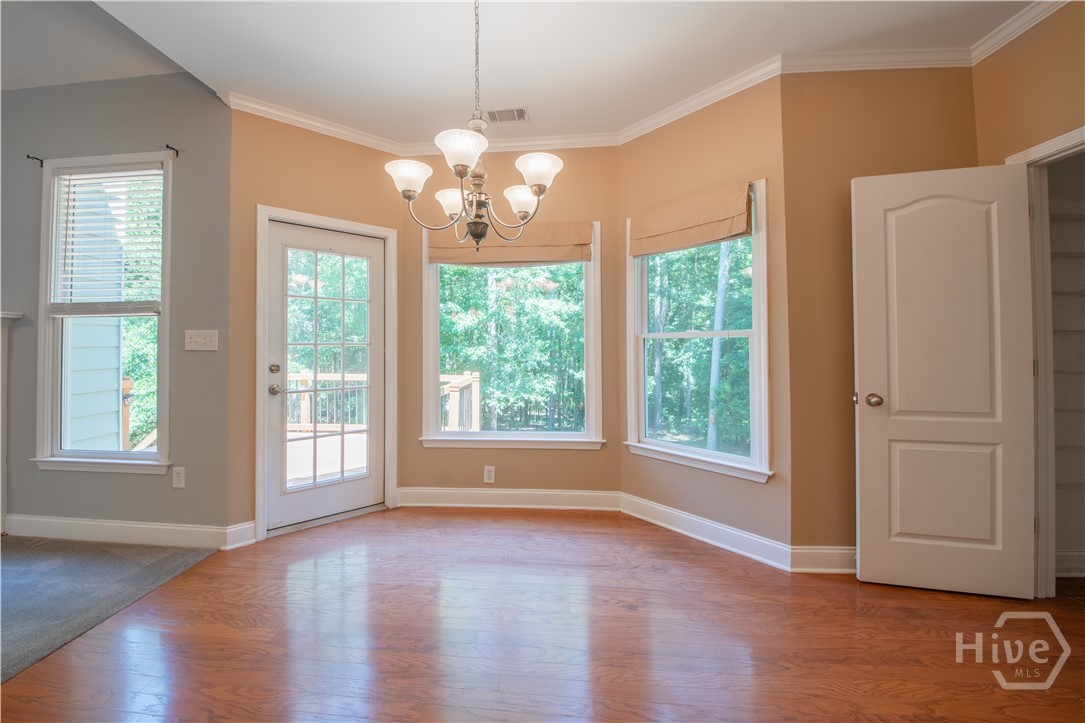 217 Hidden Spring Way Athens, GA 30605 - Photo 7 of 55 Breakfast Nook and Door to back deck