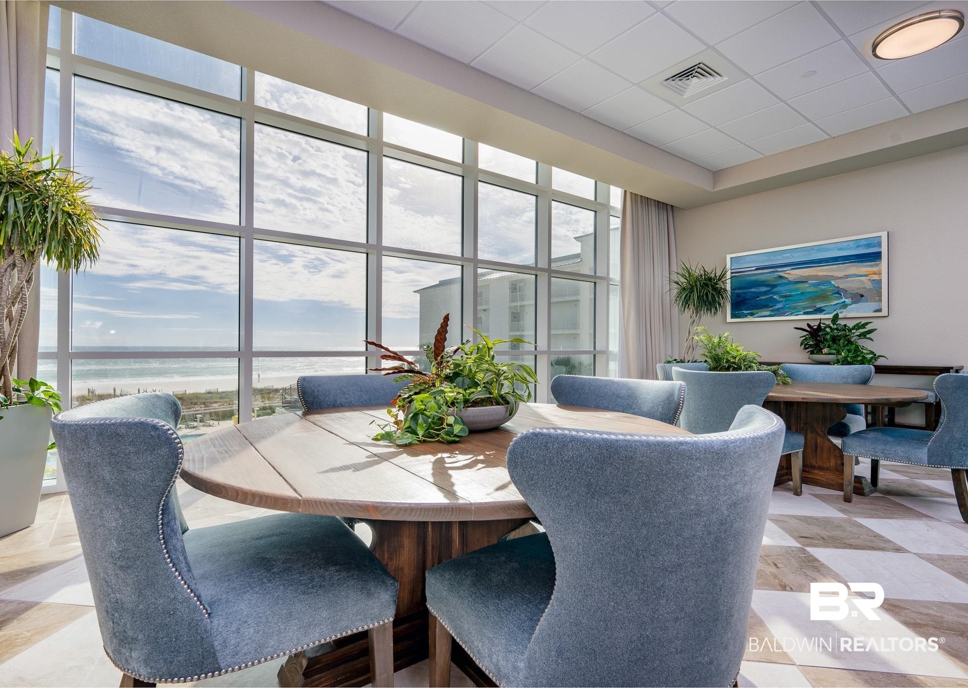 23008 Perdido Beach Boulevard, Unit 506 Orange Beach, AL 36561 - Photo 45 of 48 Dining area featuring a water view and visible vents