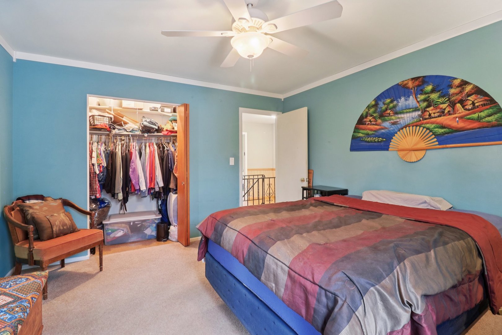 610 Maple Drive Buffalo Grove, IL 60089 - Photo 20 of 39 a bedroom with a bed and furniture