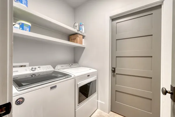 a view of city from a balcony