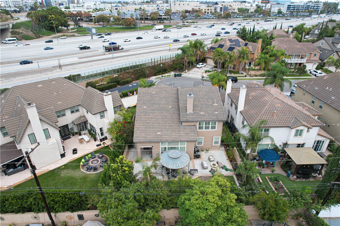 2850 North Stone Pine Glen Santa Ana, CA 92706 - Photo 3 of 45 an aerial view of a house with a garden