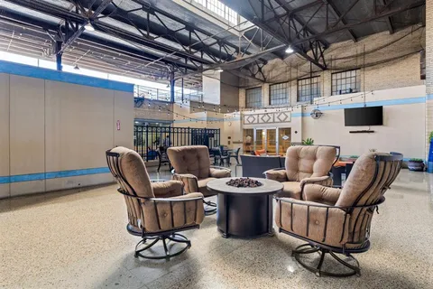 a very nice looking house with a large window