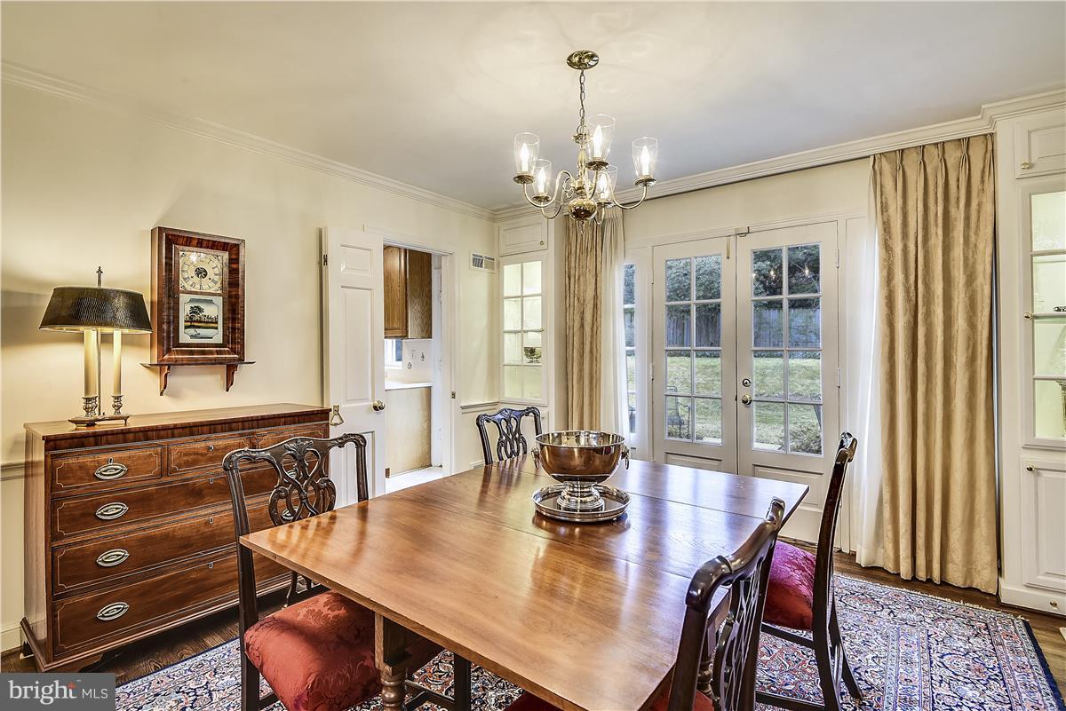 5900 Overlea Road Bethesda, MD 20816 - Photo 7 of 30 Dining Room with gorgeous built-in china cabinets