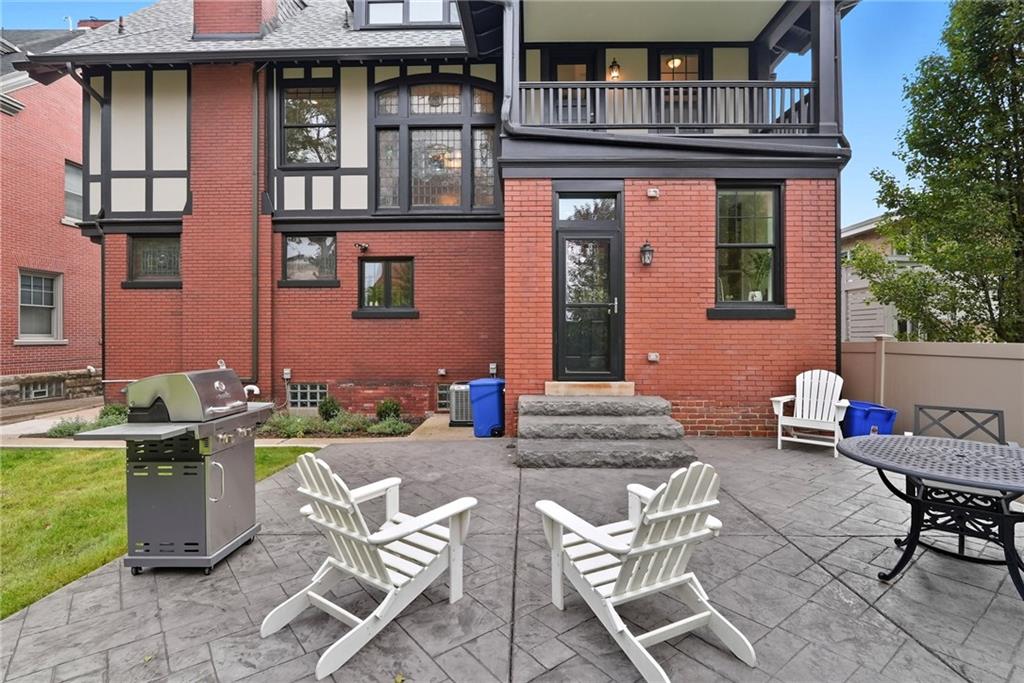 4749 Wallingford Street Pittsburgh, PA 15213 - Photo 46 of 49 a view of outdoor kitchen with seating space