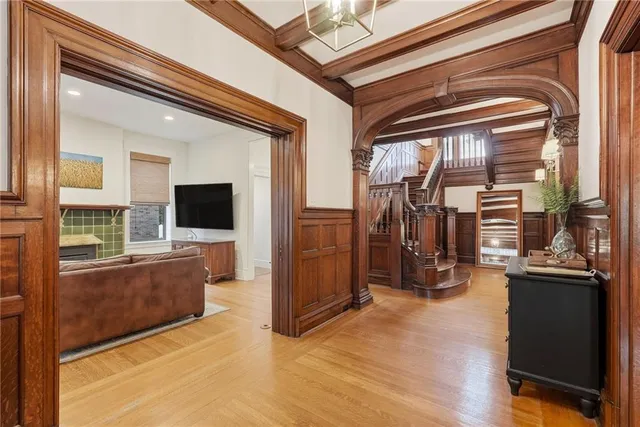 a view of a living room