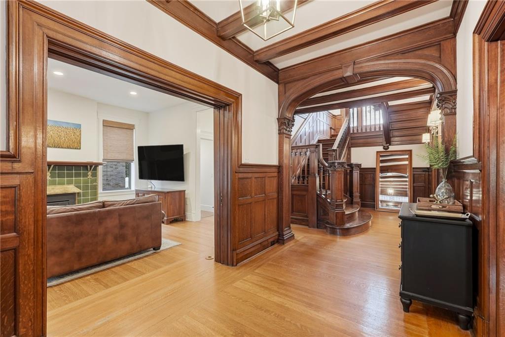 4749 Wallingford Street Pittsburgh, PA 15213 - Photo 7 of 49 a view of a living room