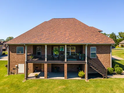 a front view of house with yard