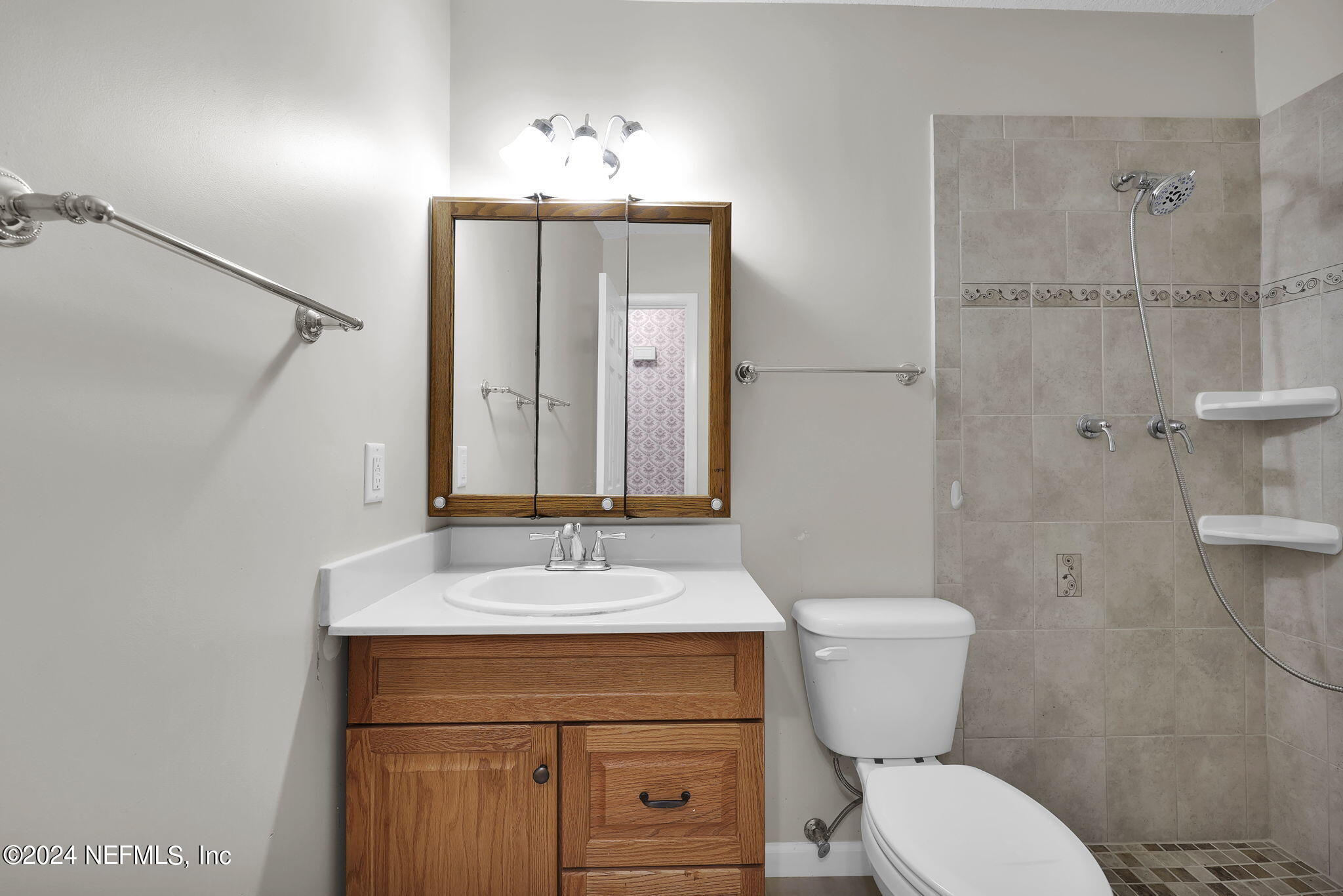 960 Grape Lane St. Johns, FL 32259 - Photo 25 of 46 a bathroom with a sink a toilet and shower