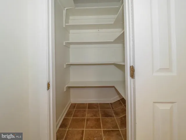 a view of a room with an empty space