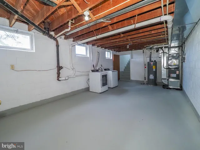 a view of storage and utility room