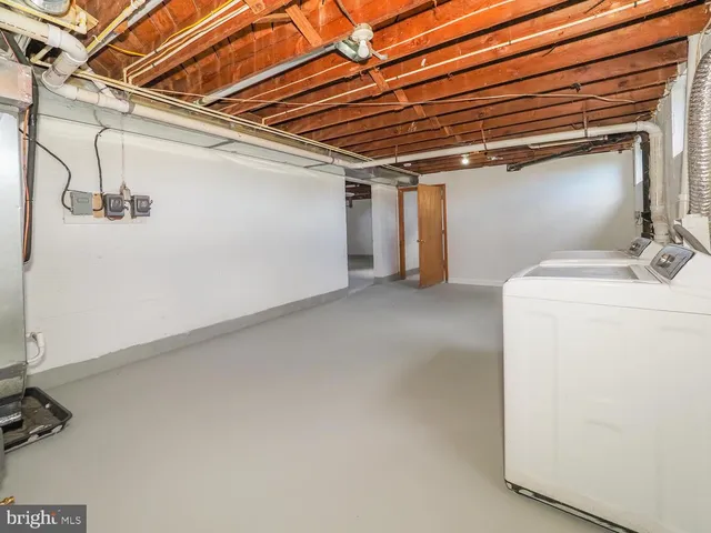 a view of storage and utility room