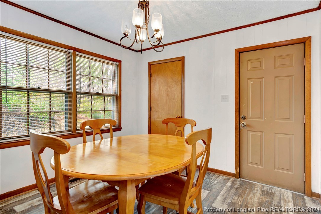 527 Old Allenton Road Lumberton, NC 28358 - Photo 10 of 20 a view of a dining room with furniture window and outside view