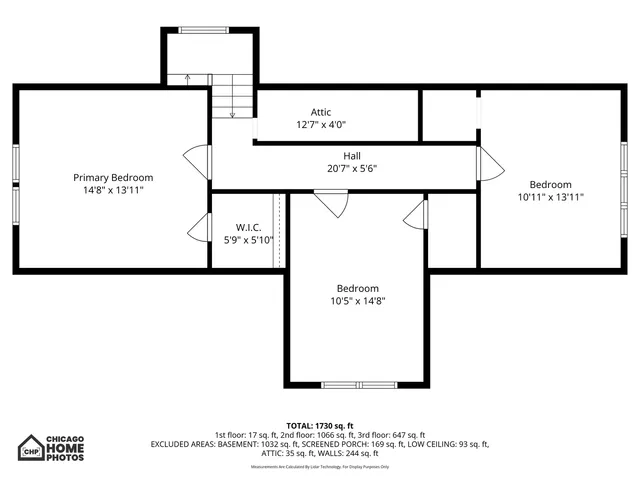 a picture of a hallway with a white wall and a refrigerator