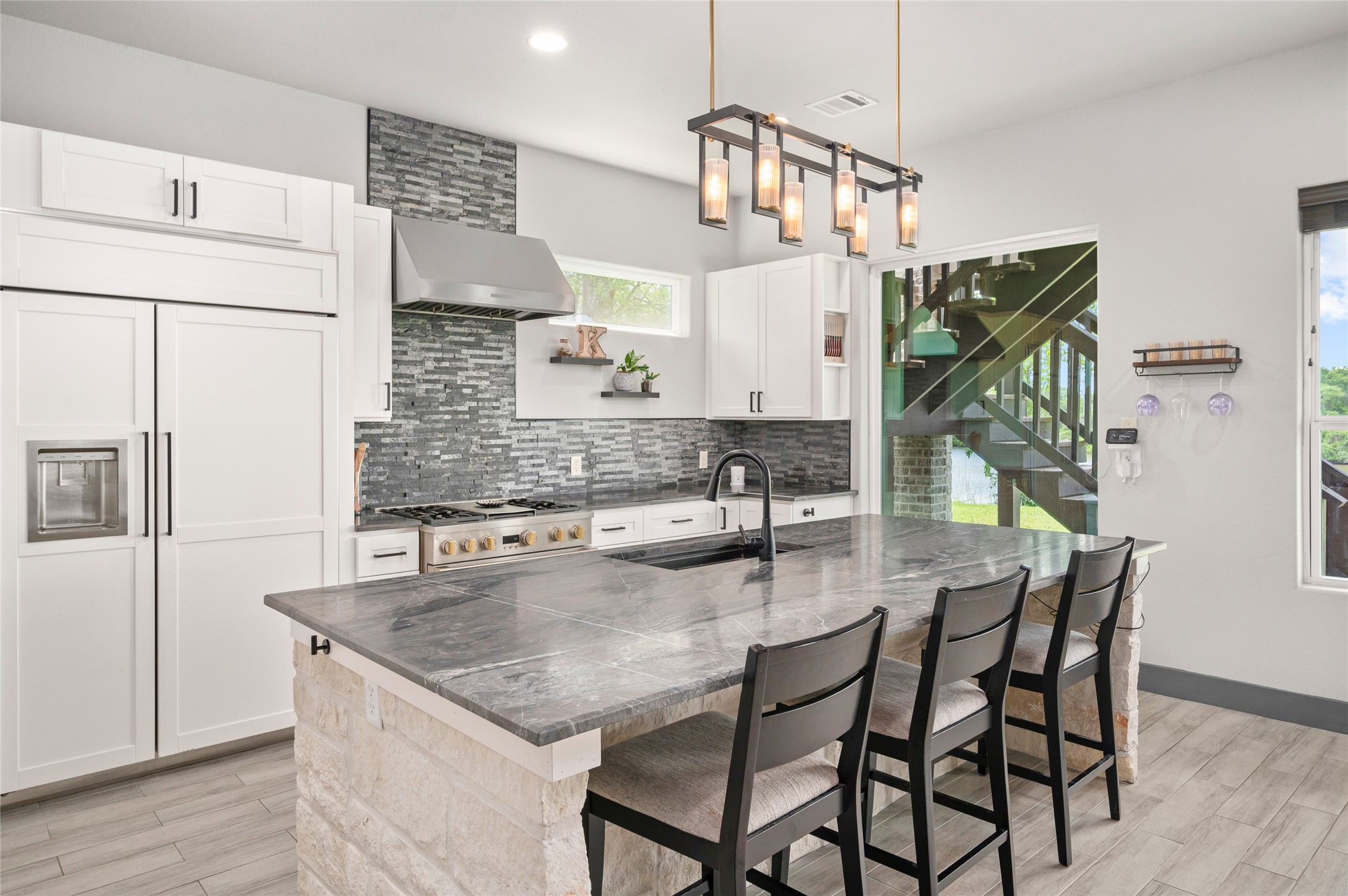 206 Elm Street Highlands, TX 77562 - Photo 45 of 50 Chefs Kitchen with ALL APPLIANCES INCLUDED! All monogram products